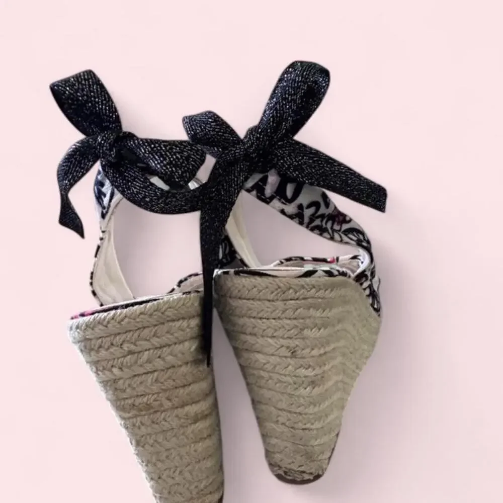 Coach poppy vintage wedges size
